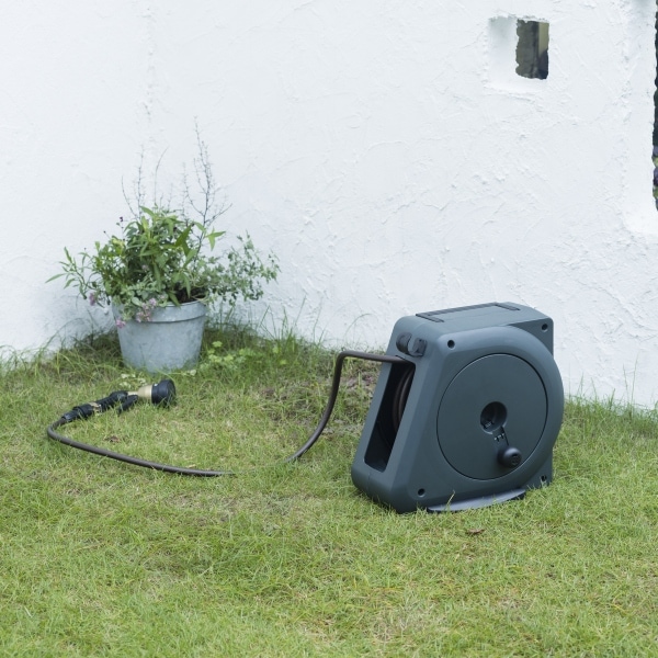 コンパクトガーデンリールⅡ30m グリーン ブラウンホース｜ロイヤル